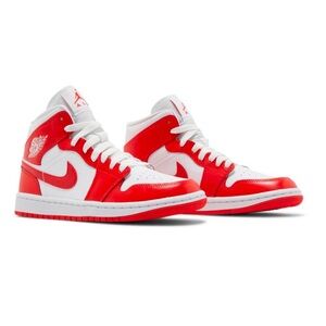 SOLD - Women’s Air Jordan 1 Mid ‘Habanero Red’